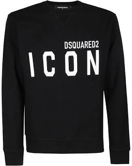 DSQUARED2 Icon-Print Sweatshirt Black